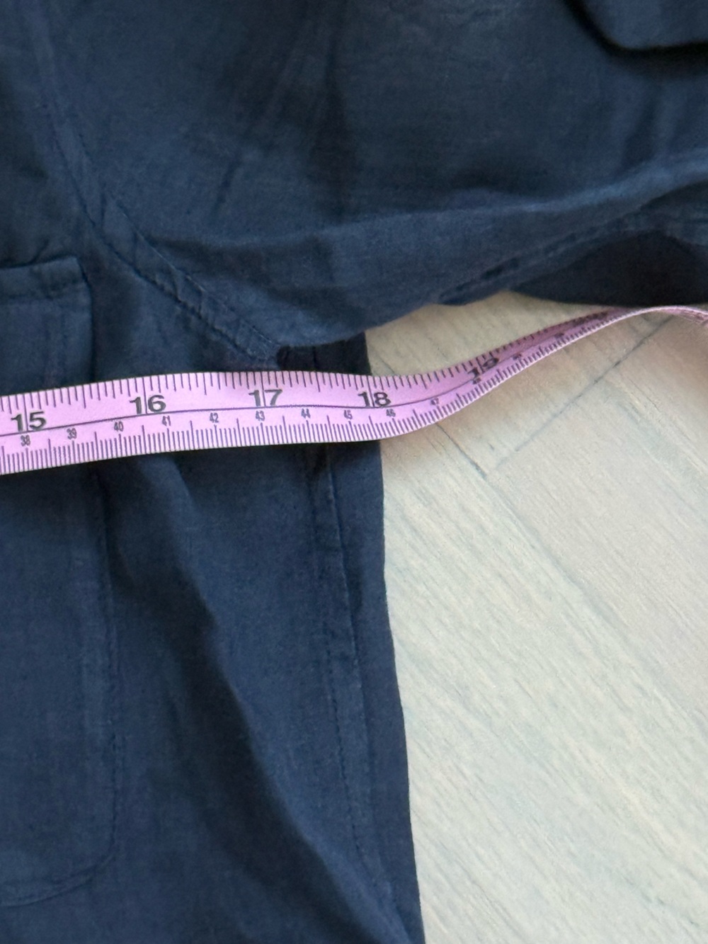 Theory Navy Button-Up Shirt - Picture 6 of 6